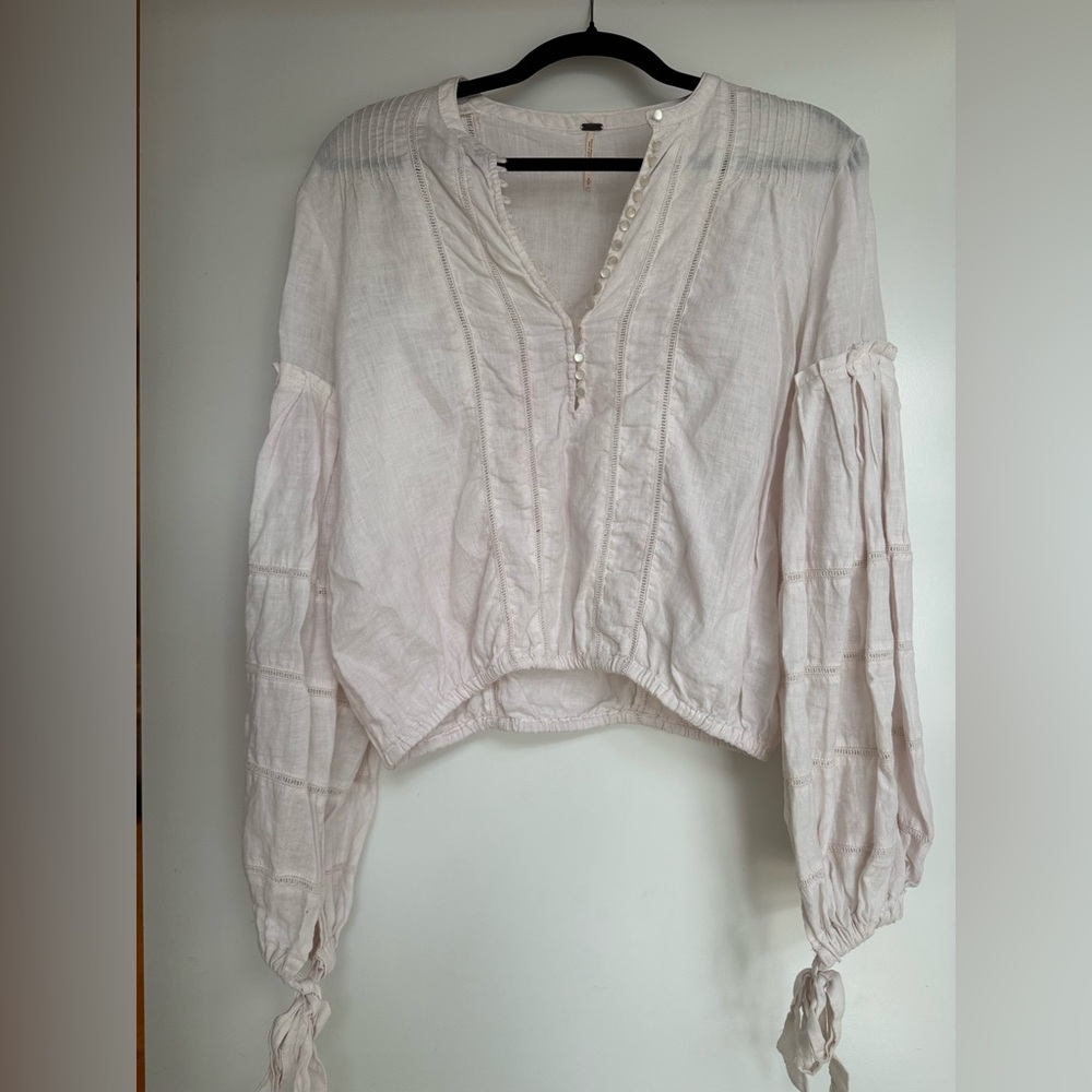 Free People White Blouse